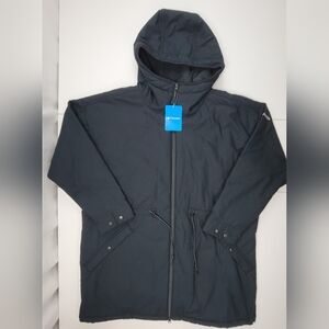 Columbia Womens Crystal Crest Quilted Jacket Plus Black Size 2X Winter Coat New